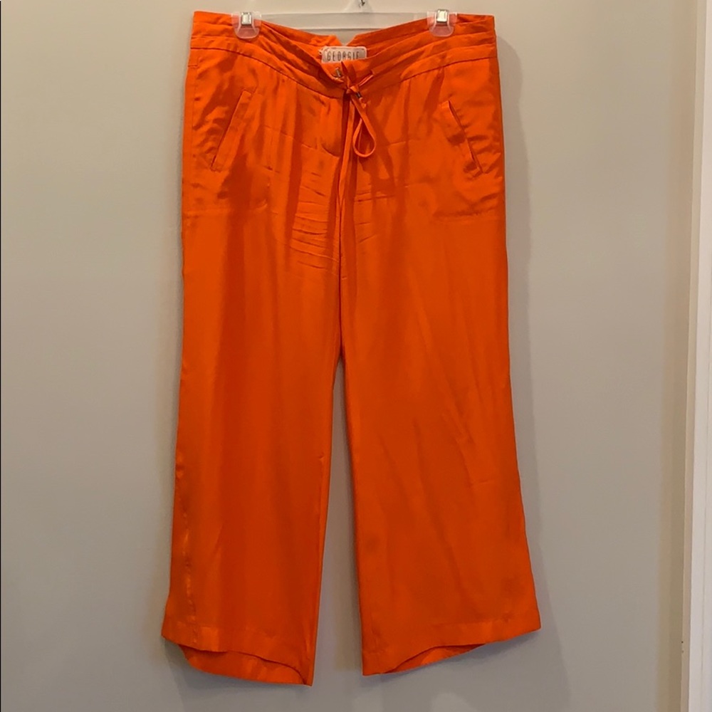 Georgie Silk Wide Leg Pants